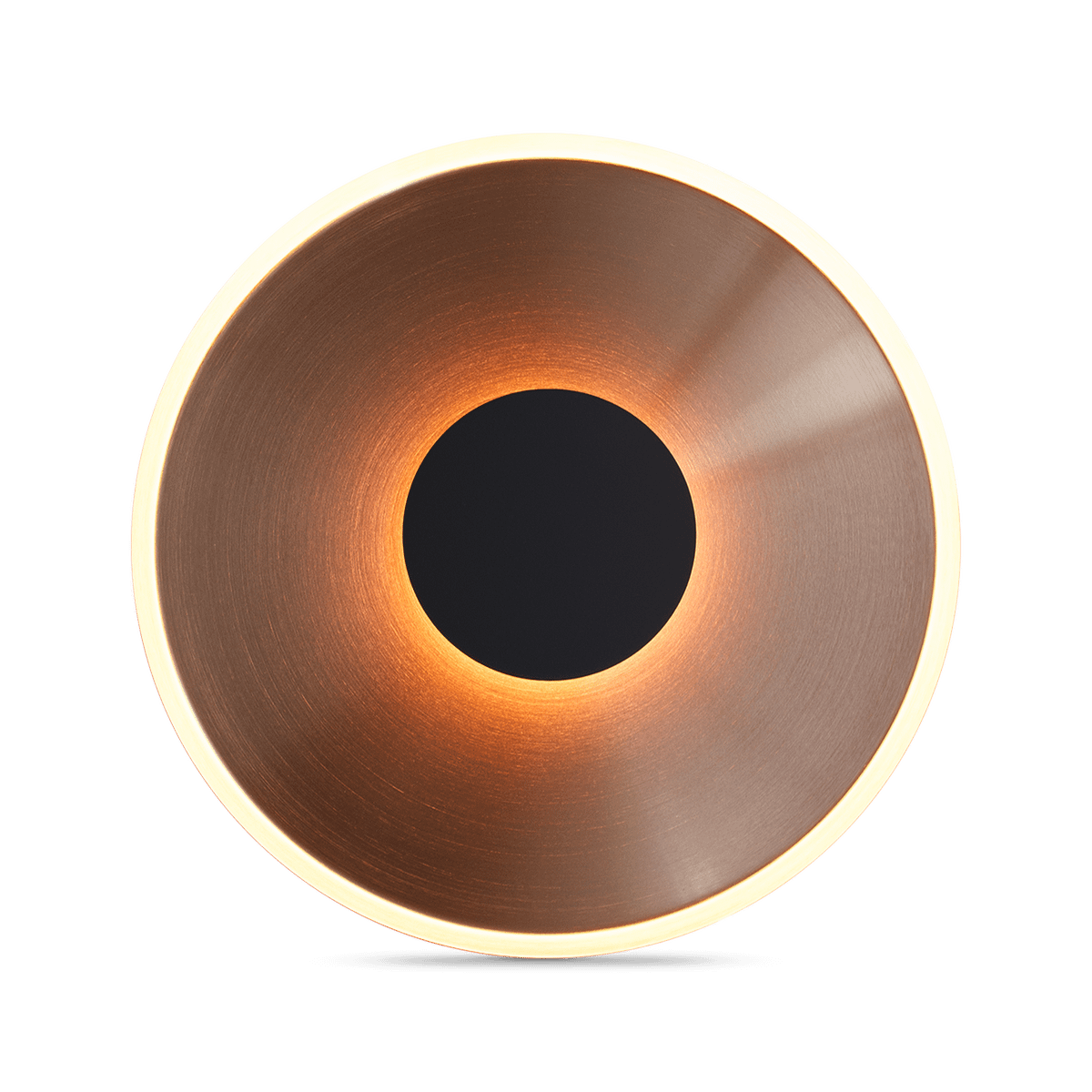 Wandlamp ENSO Ø50 Zwart/Brons