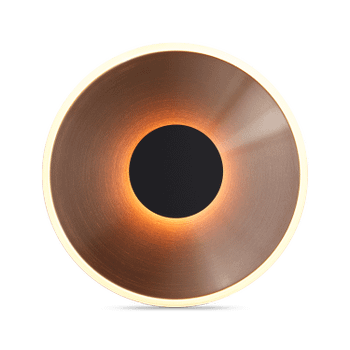 Wandlamp ENSO Ø50 Zwart/Brons Wandlamp ENSO Ø50 Zwart/Brons