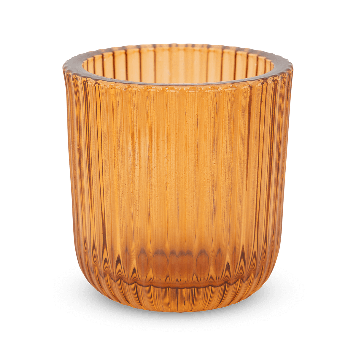 Theelichthouder RIBIS XL Glas Amber