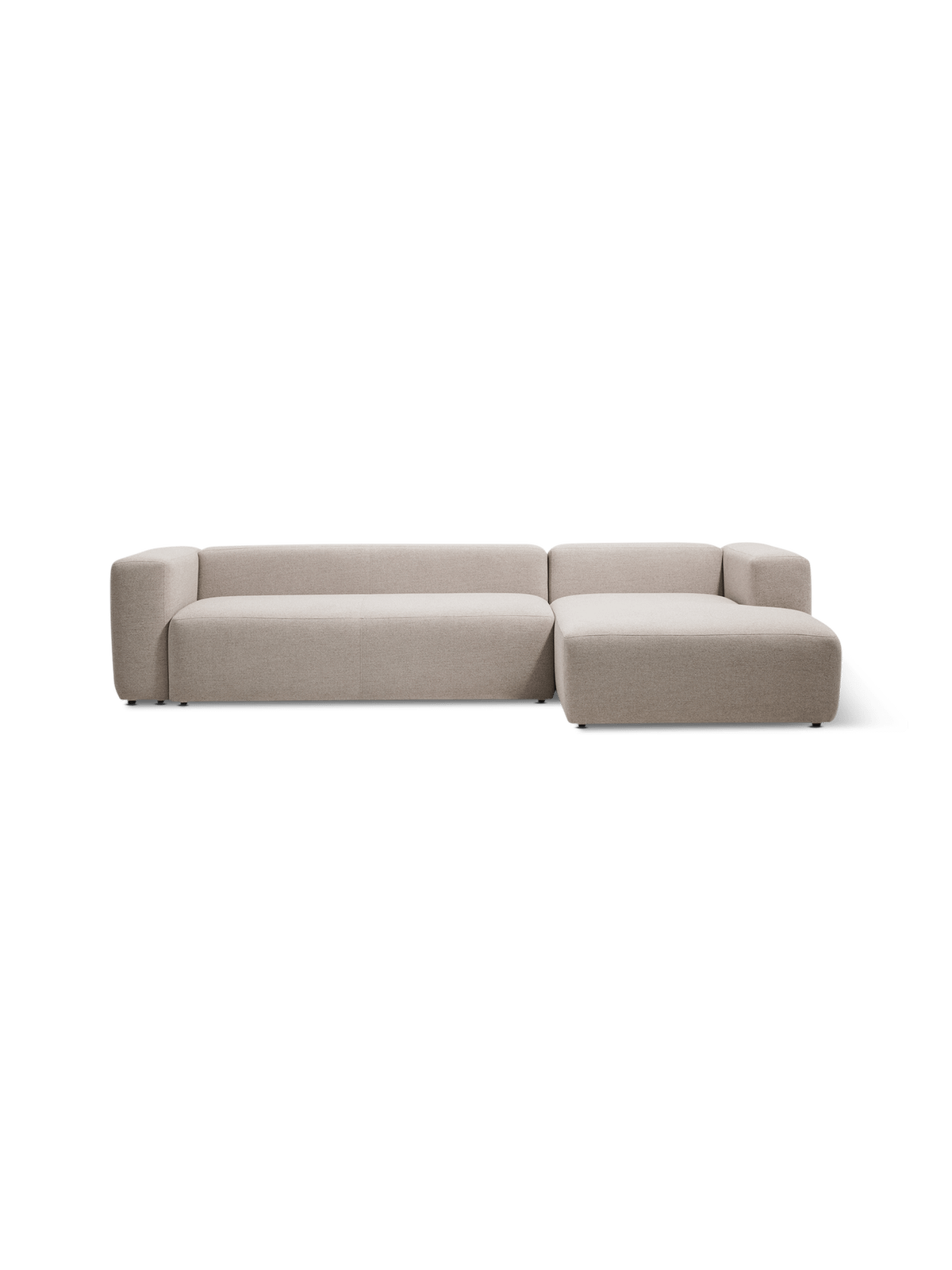 Hoeksalon Blok Longchair Rechts Beige B330