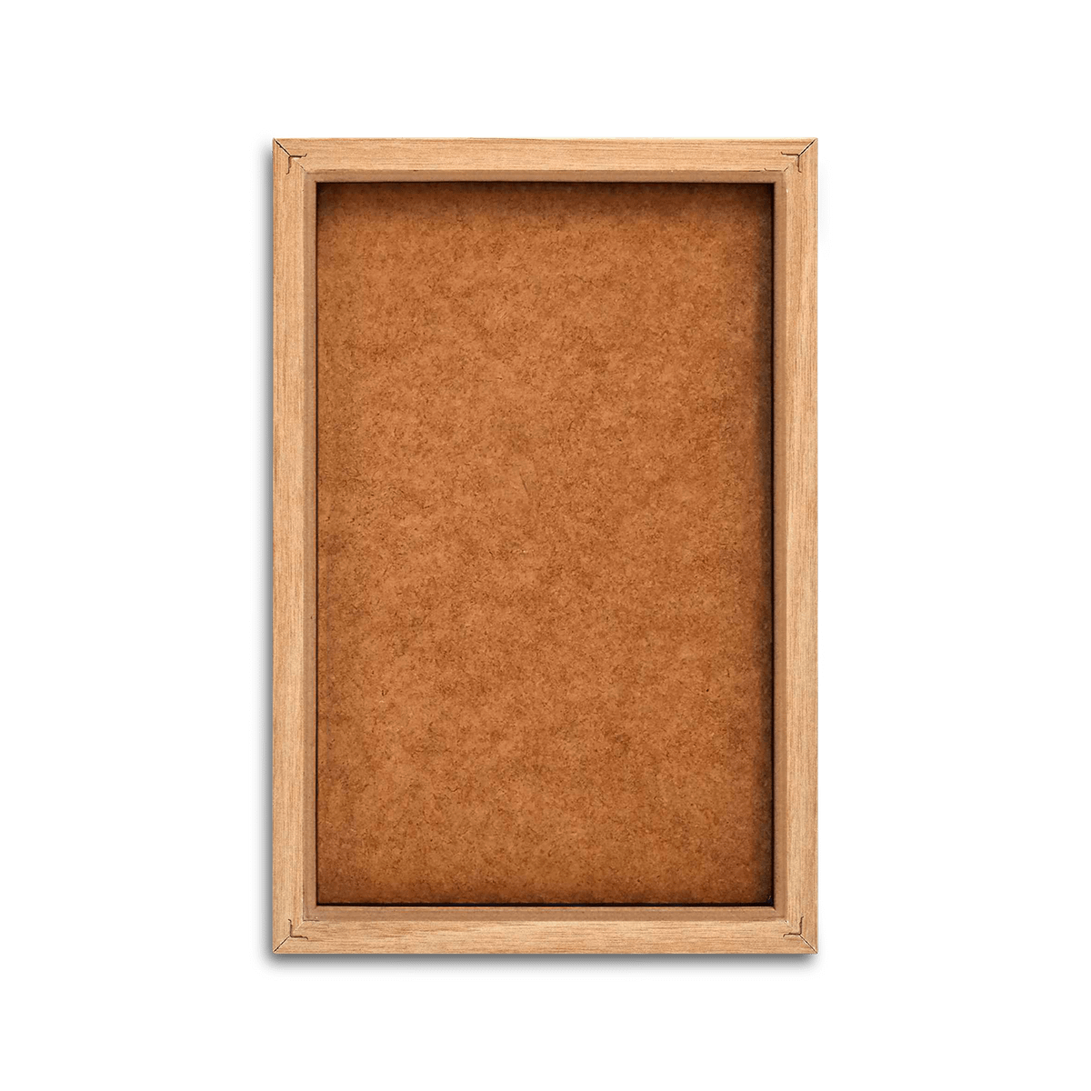Slim Frame Wood Abstract Sun