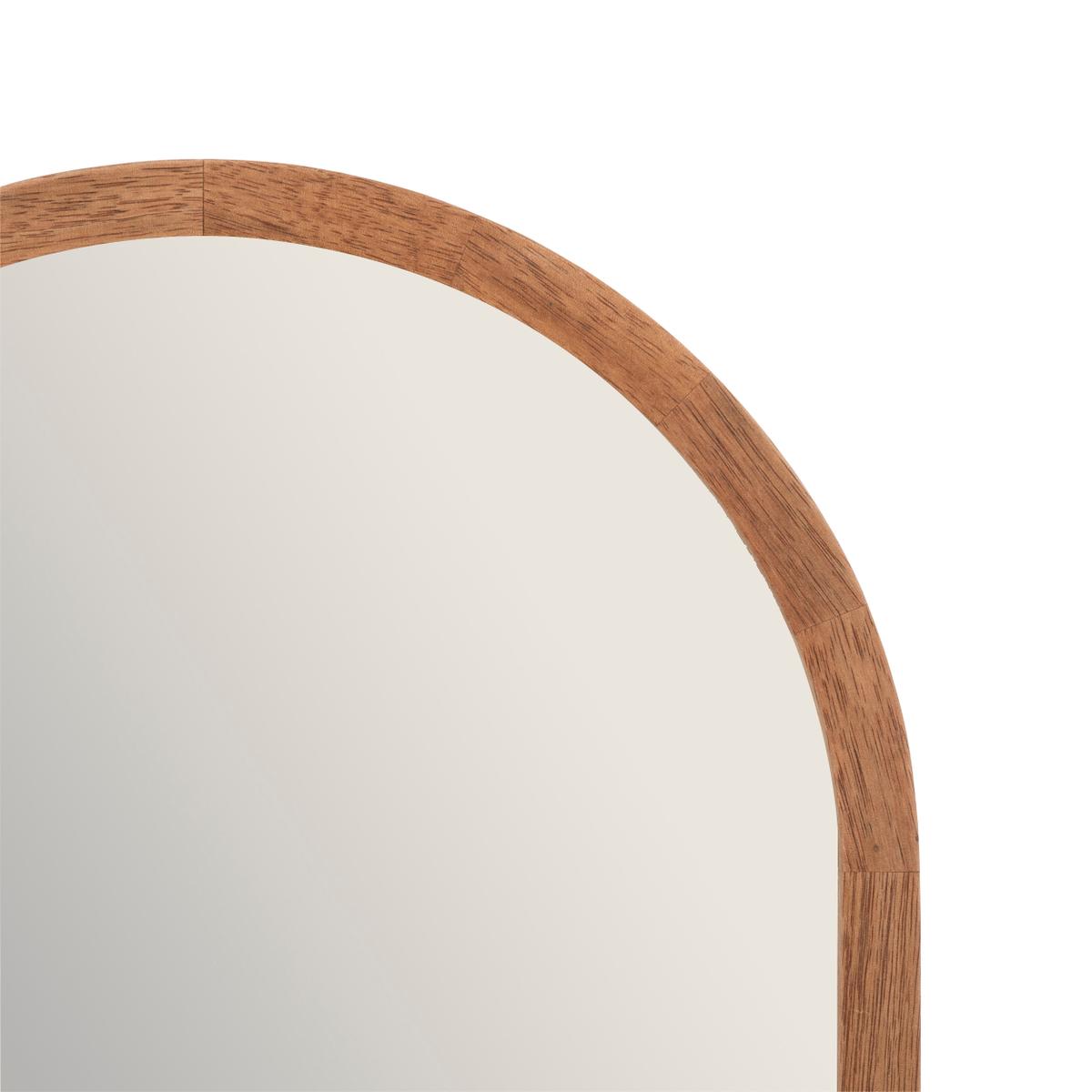 Spiegel GIANOR Ovaal Hout Bruin