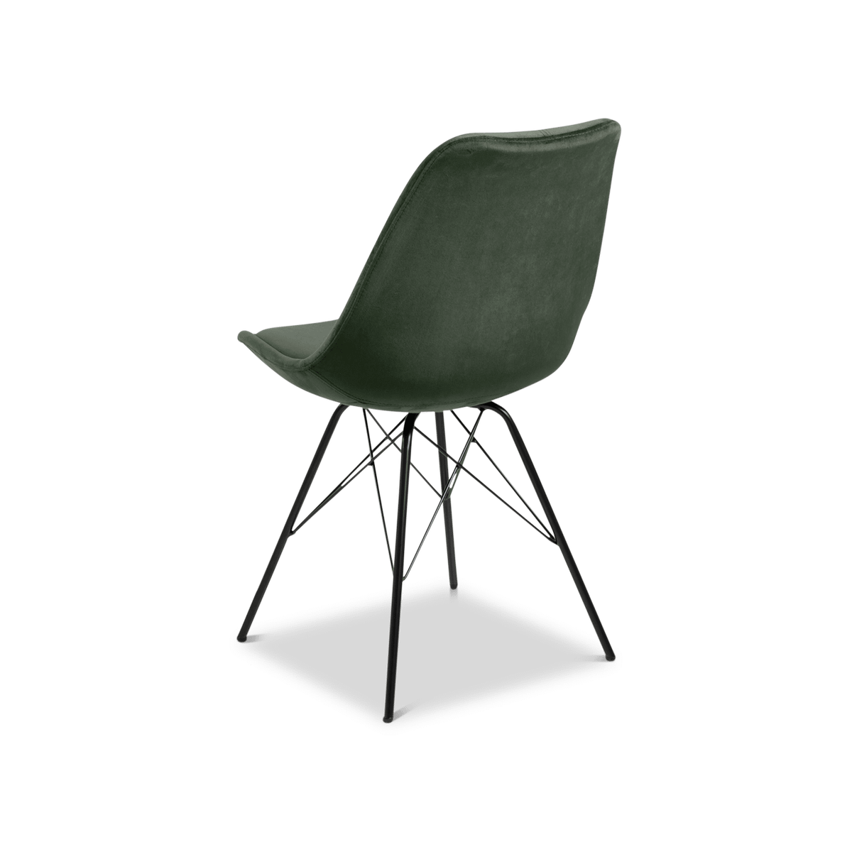 Kuipstoel KORDELIO VIC fabric forest green 68AC