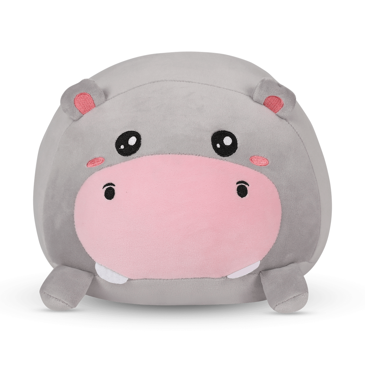 Kussen HIPPO Grijs/Roze