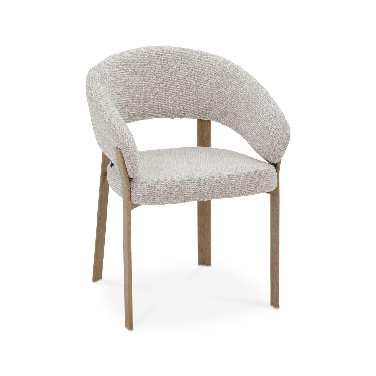Armstoel ARCO Almond/Natur