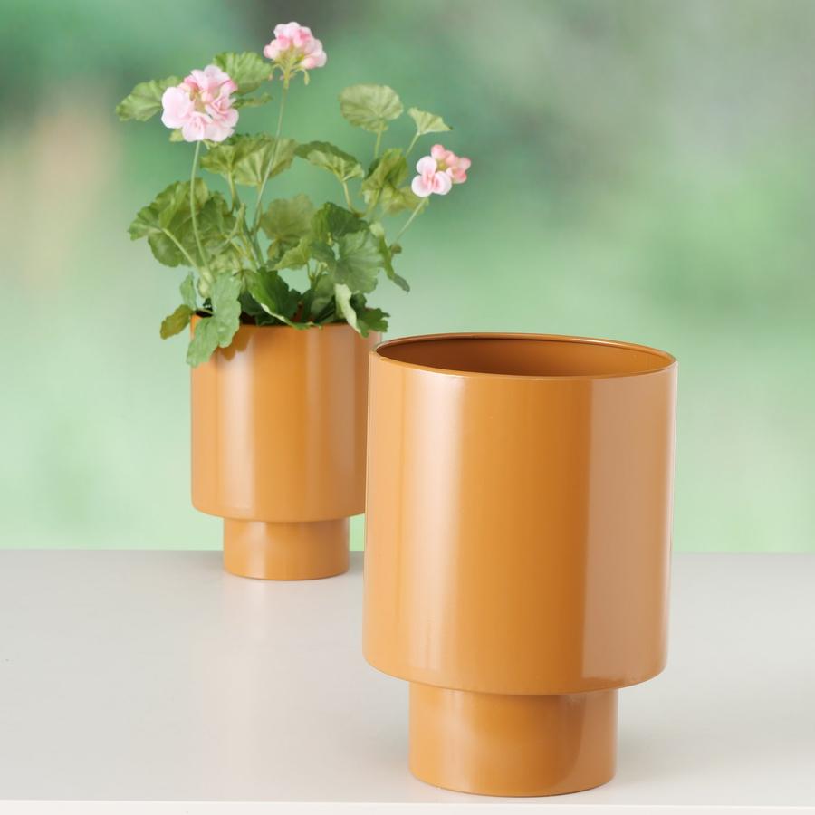 Bloempot KULLA Mat Bruin M Bloempot KULLA Mat Bruin M
