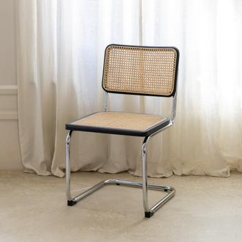 Sledestoel GUSTAV Beech Wood Black Sledestoel GUSTAV Beech Wood Black