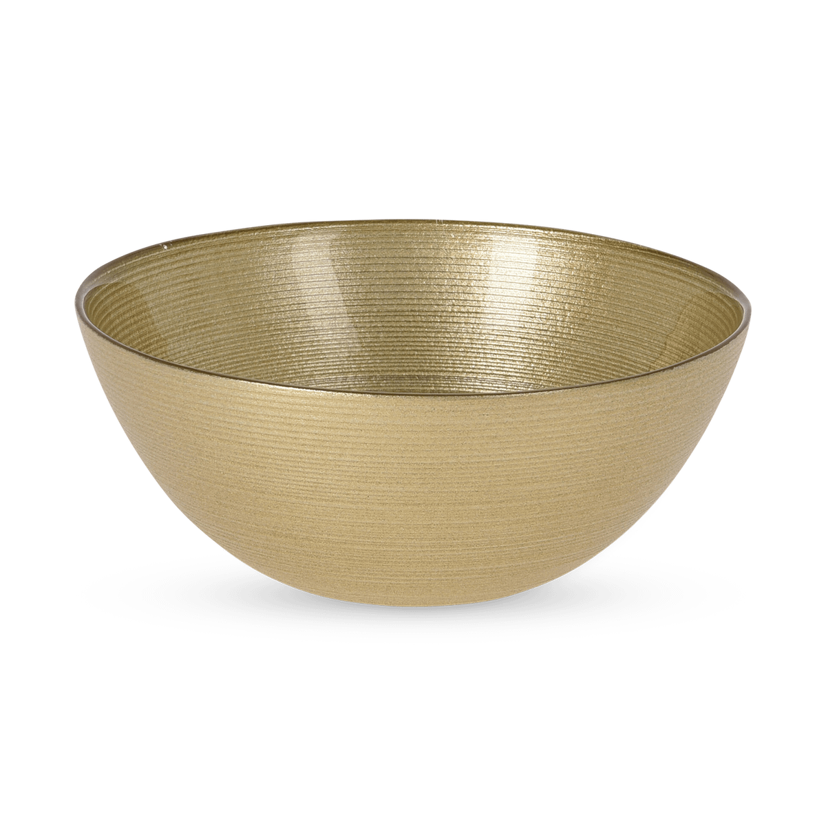 Schaal GODRA Ø15 Glas Goud