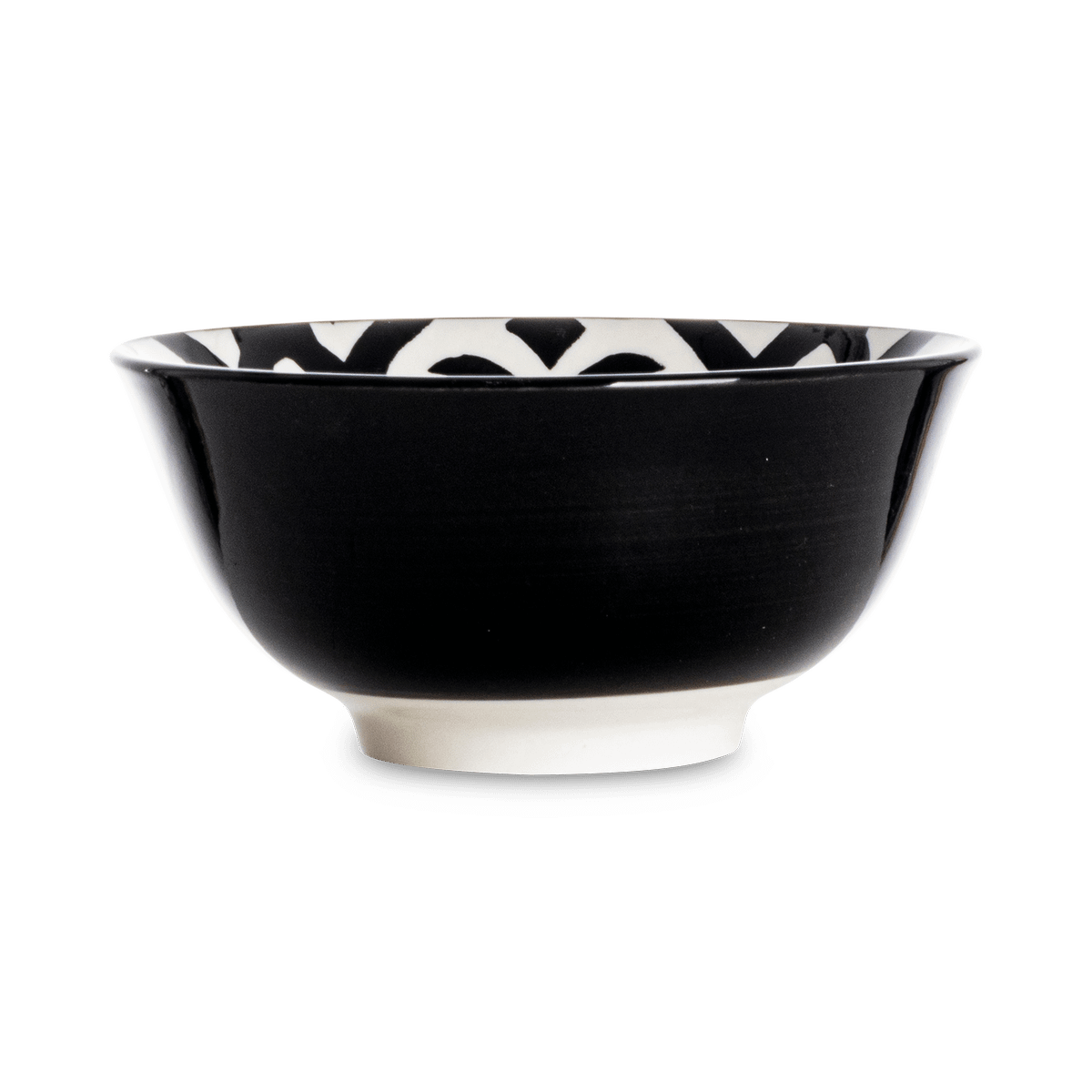 Kom PETISSO Ø15.7 Tile Zwart/Wit
