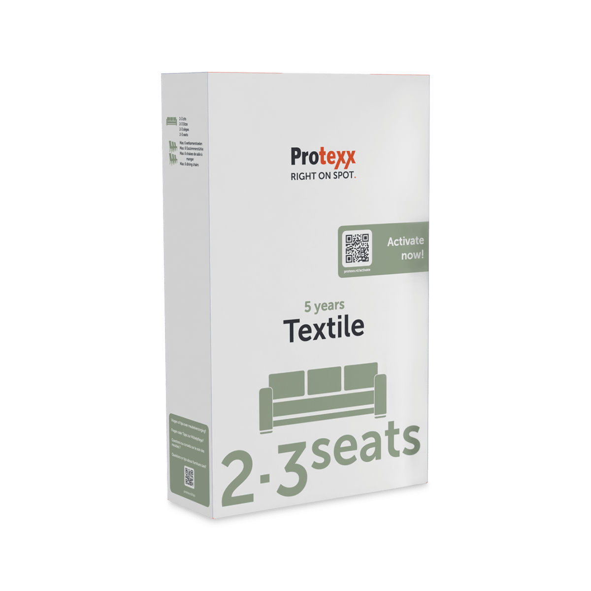 PROTEXX Textiel 5jaar 2/3-zit