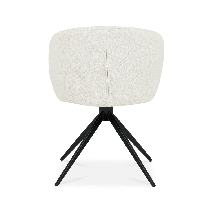 Stoel BALDER 180° Cream Pt Zwart Stoel BALDER 180° Cream Pt Zwart