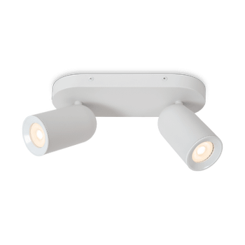 Plafondspot PUNCH 2Del. Wit Plafondspot PUNCH 2Del. Wit