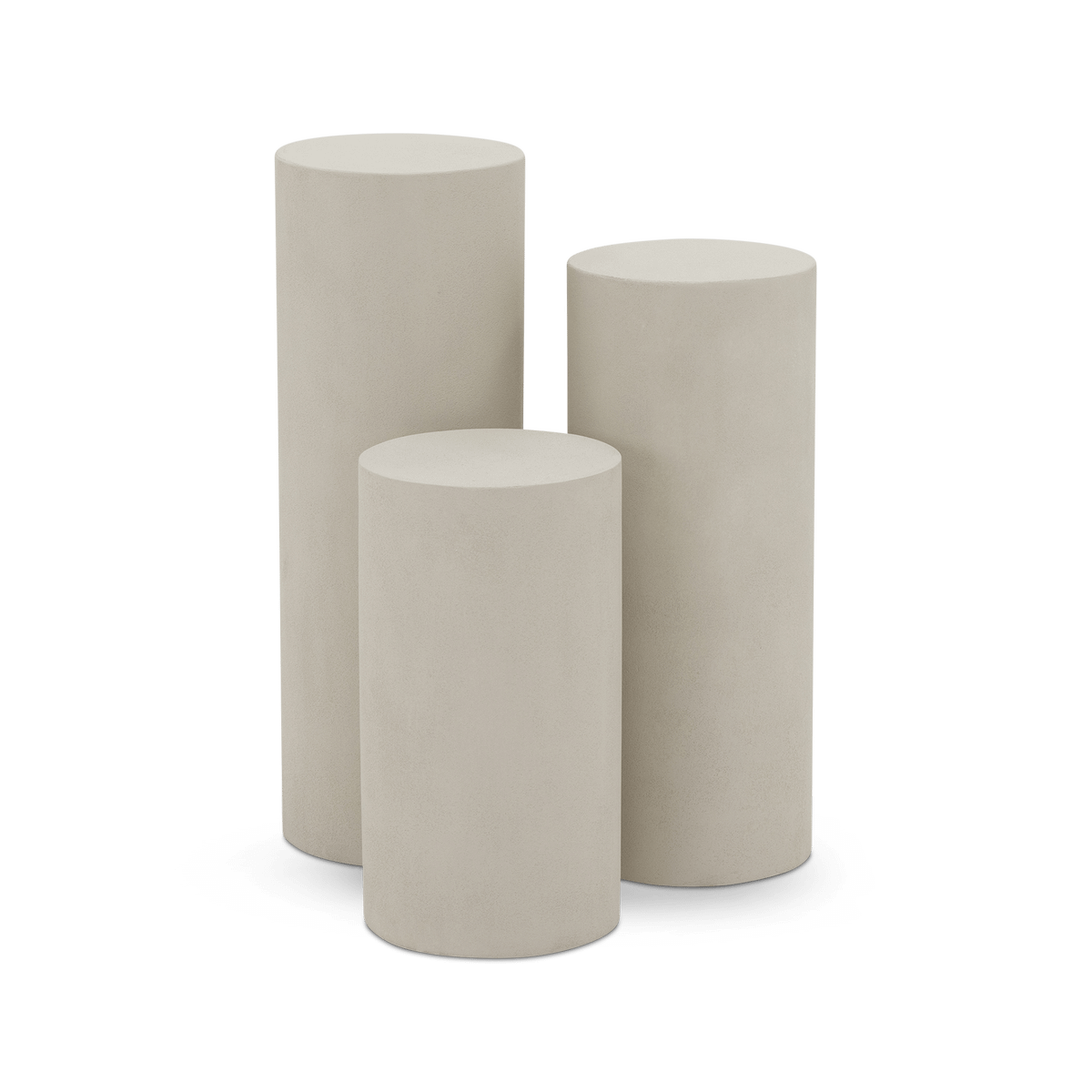 Pedestal LEWITT Ø28-H51 Microcement Ivory