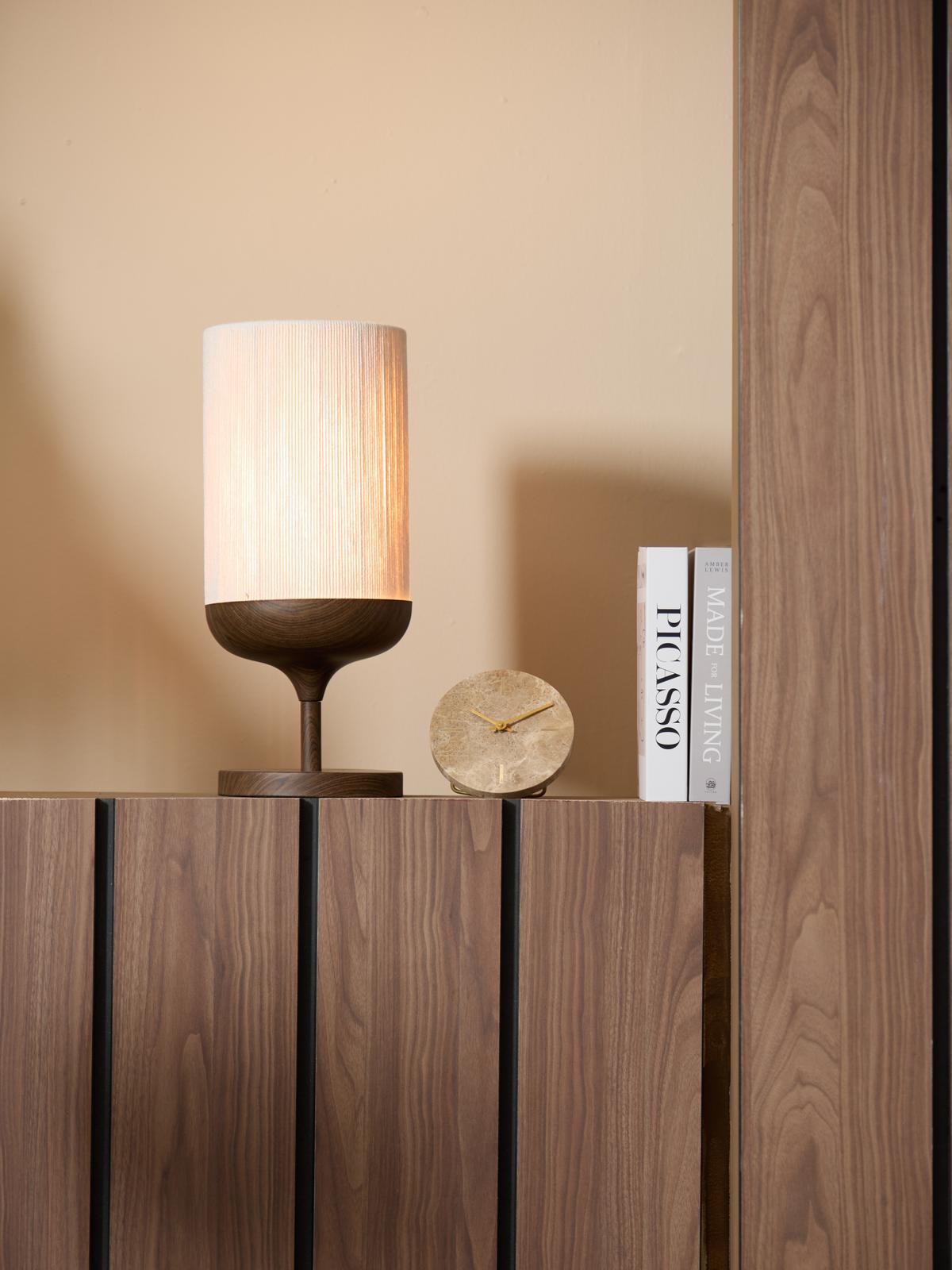 Tafellamp Dania Bruin