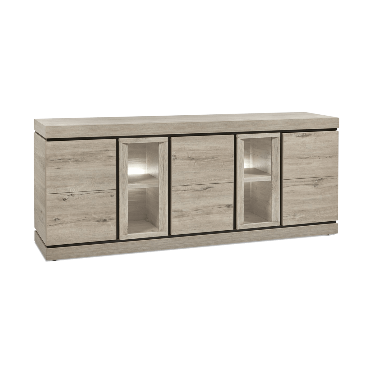 Dressoir KASIMO Eik Lichtgrijs B220