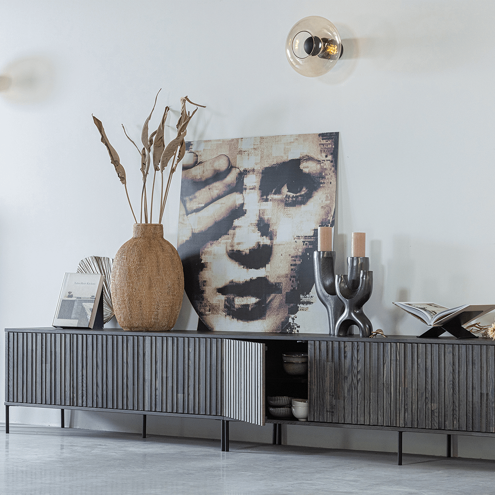 Woood TV-meubel GRAVURE Espresso B150 Woood TV-meubel GRAVURE Espresso B150