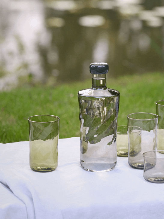Longdrink Glas Swirl Moss 460 ml (set van 2 glazen)