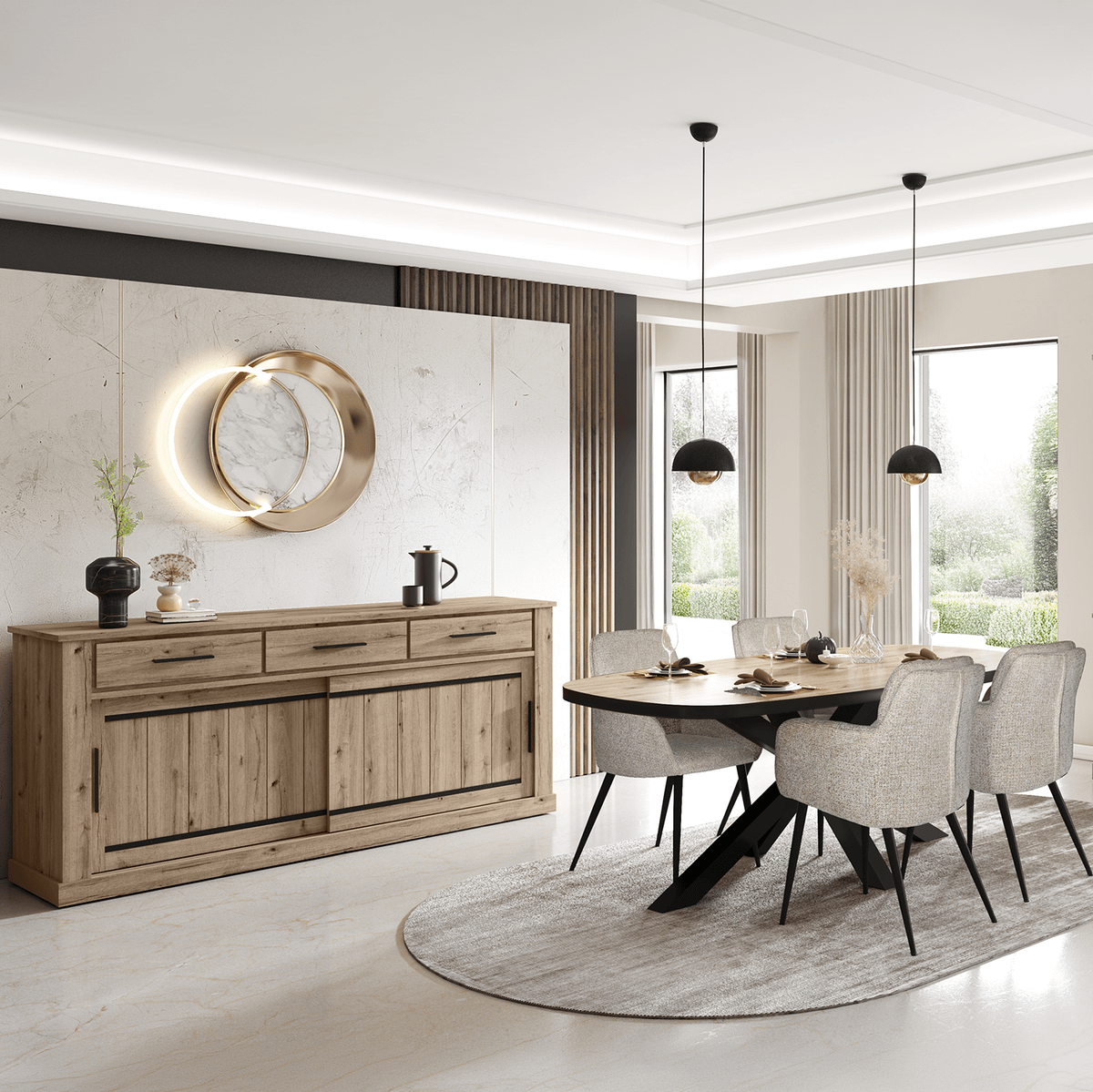 Dressoir BELFORT Copper Oak B218