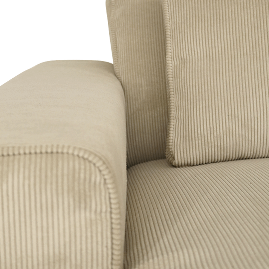 Hoeksalon BEMTHE Longchair Links Beige Hoeksalon BEMTHE Longchair Links Beige