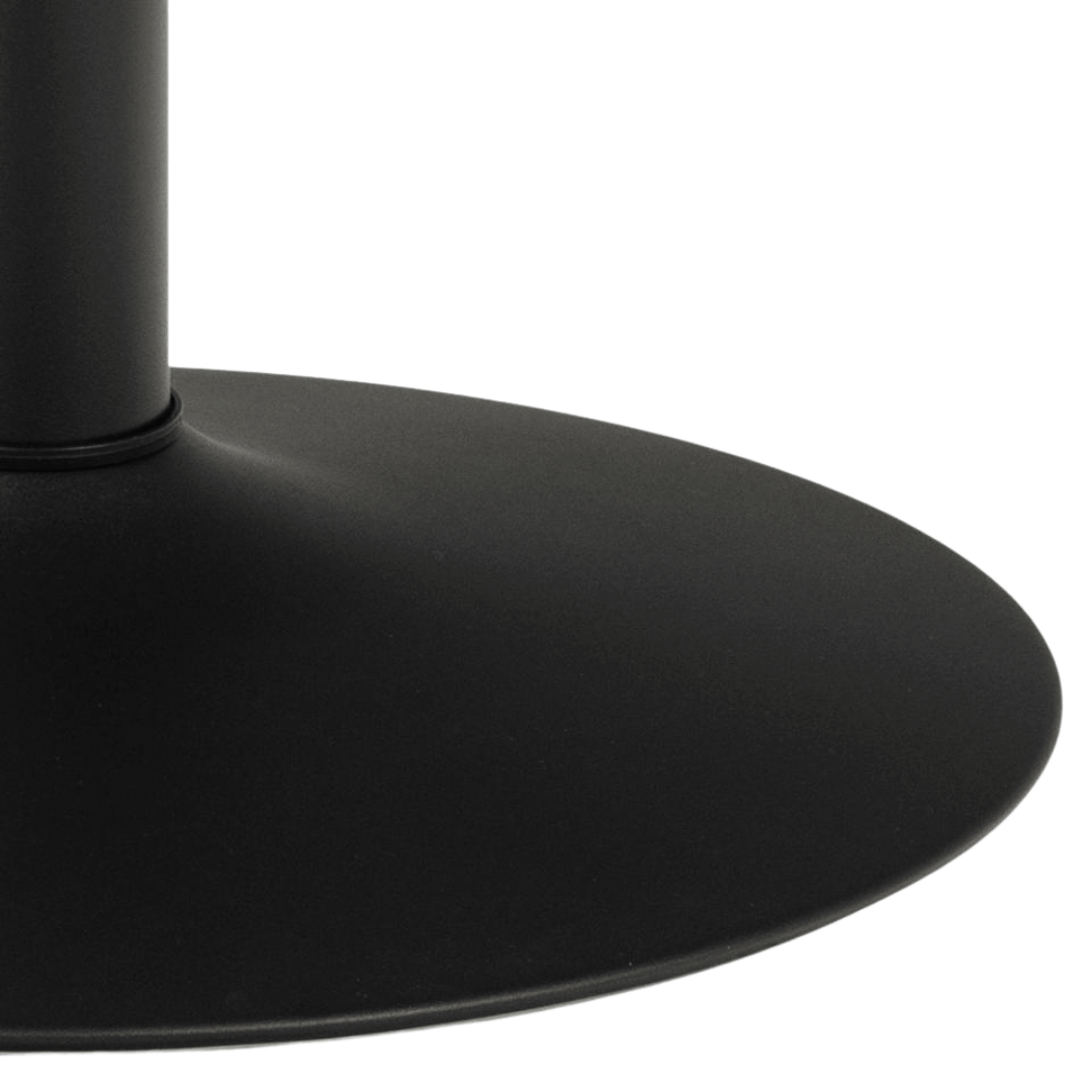 Eettafel LUTOR Marble Black Ø110