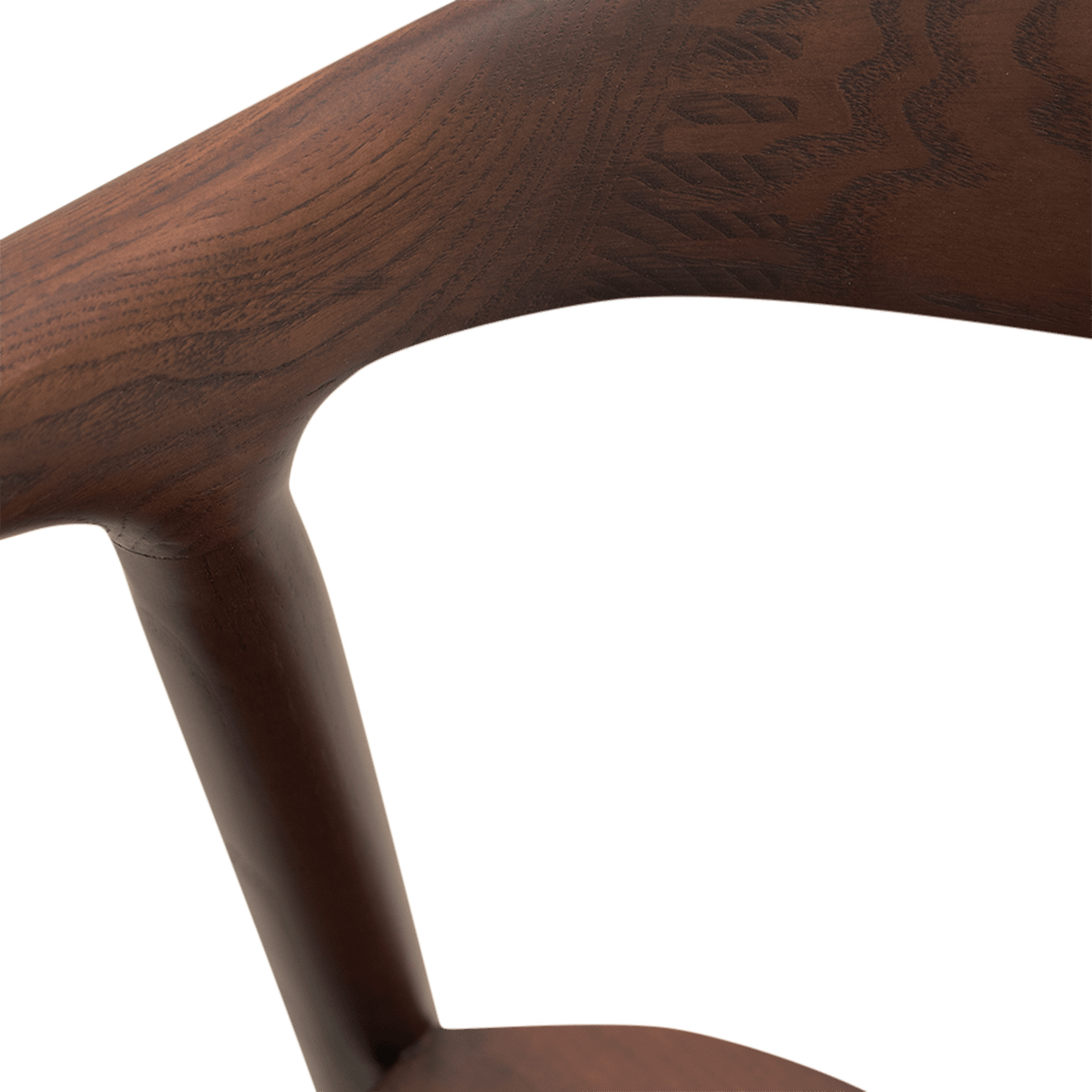 Barstoel HJALMAR Ash Wood Walnut
