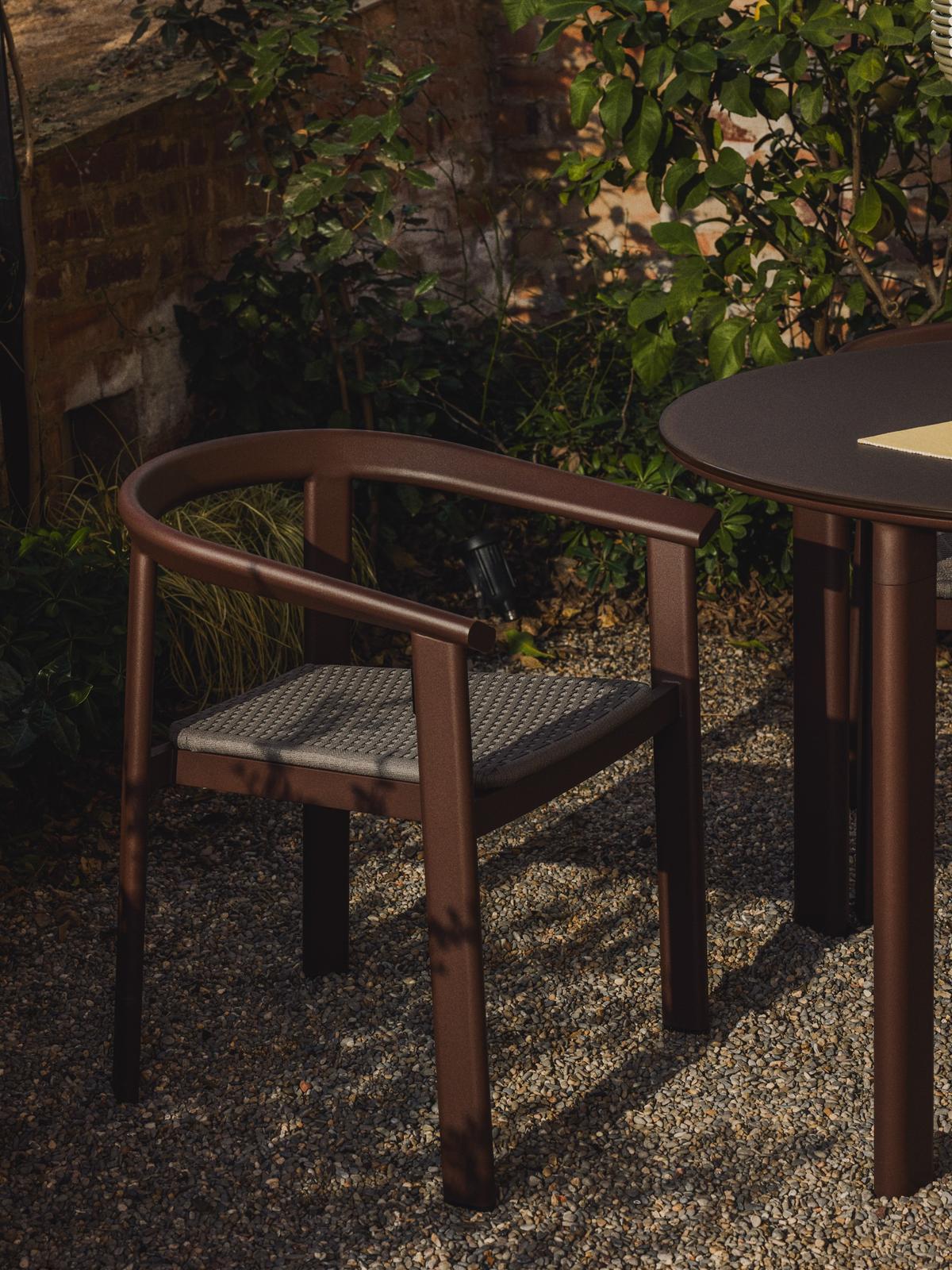 Tuinstoel Erice Bruin