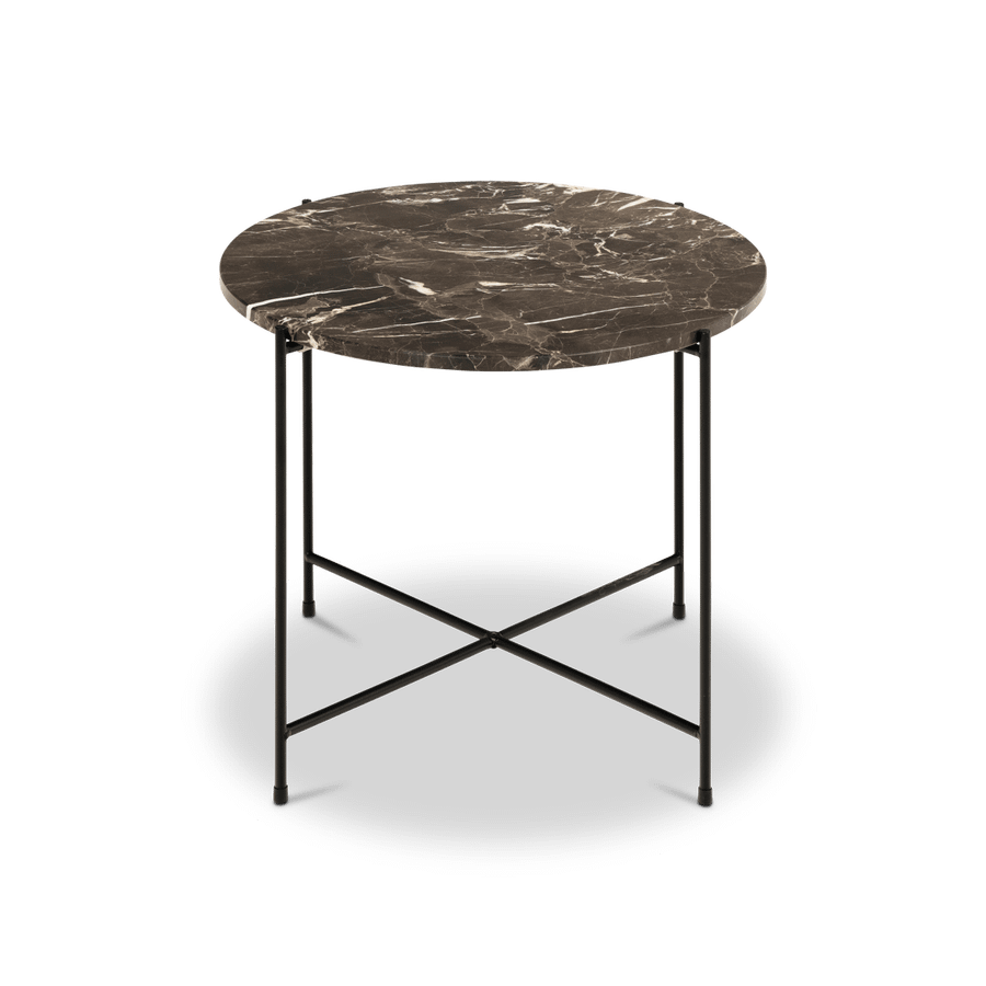 Bijzettafel FREJA Brown Emperador Marble Bijzettafel FREJA Brown Emperador Marble