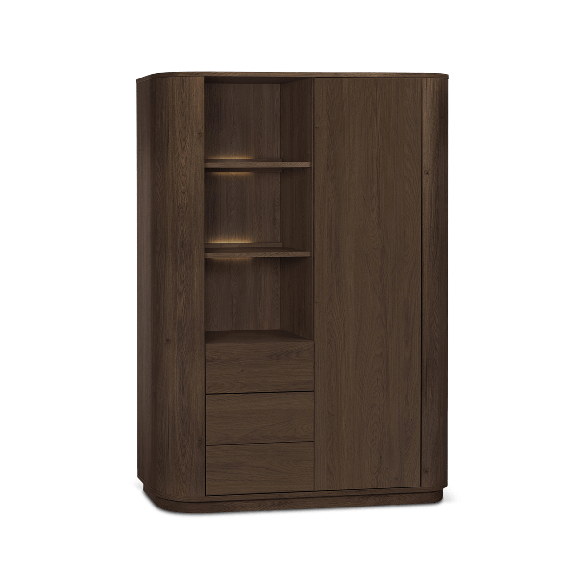 Bergkast LISBOA Brown Oak B149