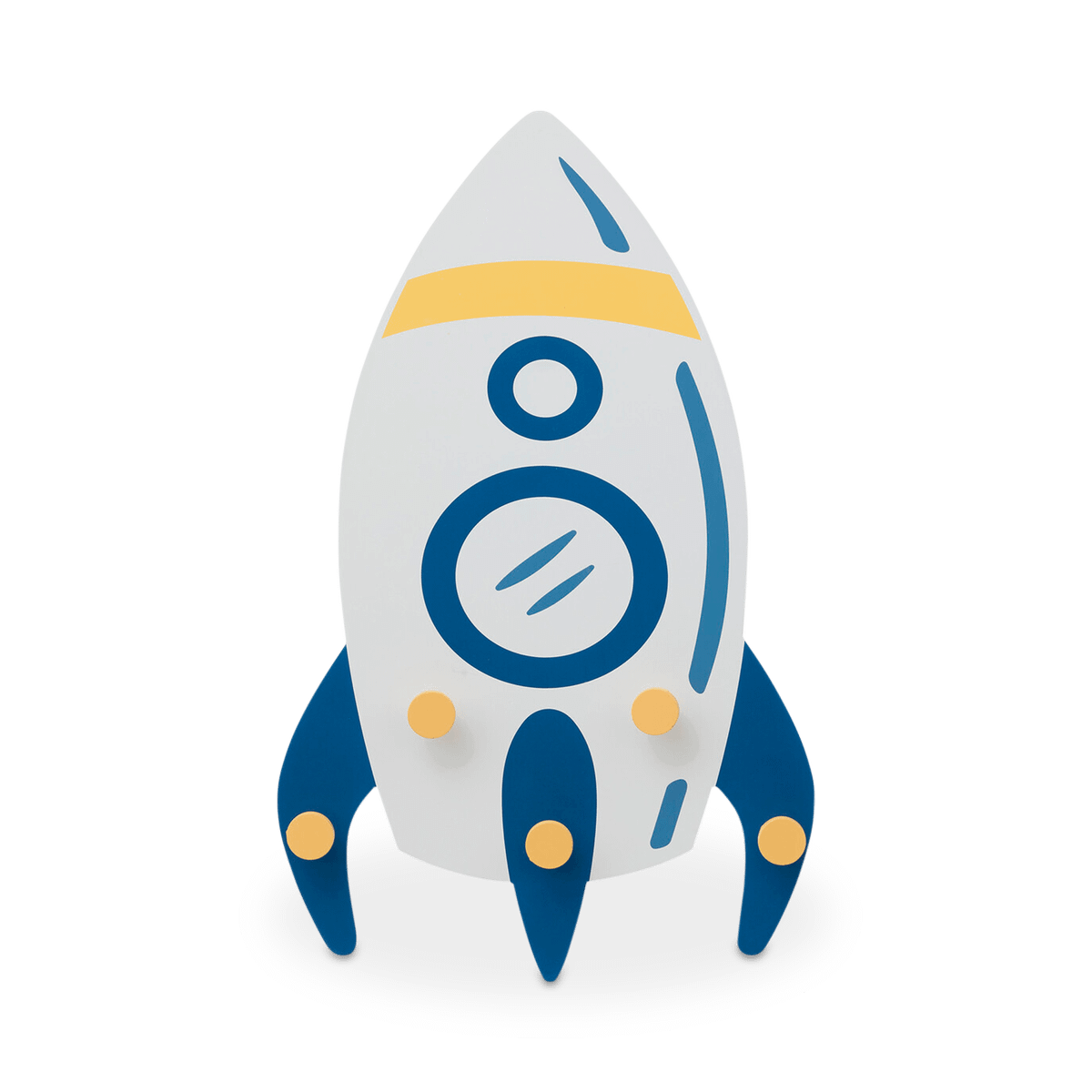 Wandkapstok IN SPACE Raket Hout