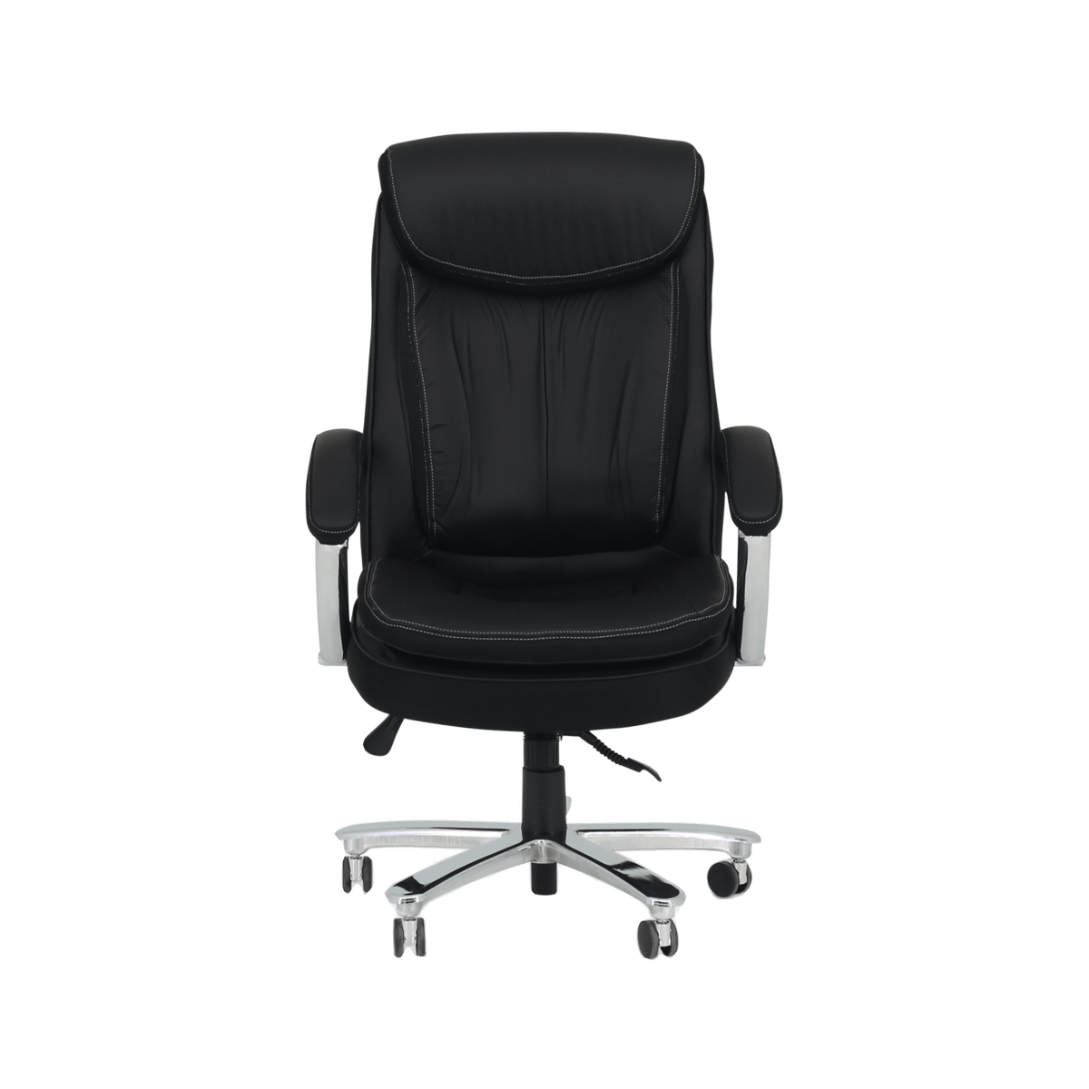 Bureaustoel ROAR met Arm PU Zwart/Chroom