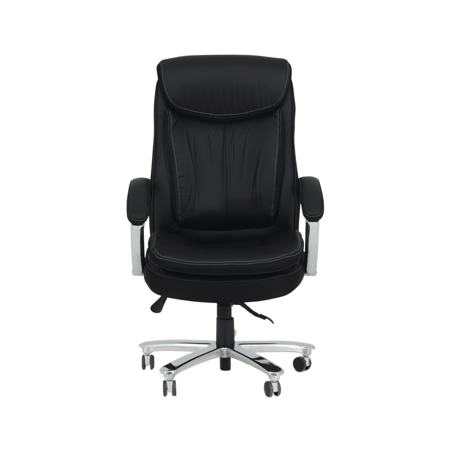 Bureaustoel ROAR met Arm PU Zwart/Chroom Bureaustoel ROAR met Arm PU Zwart/Chroom