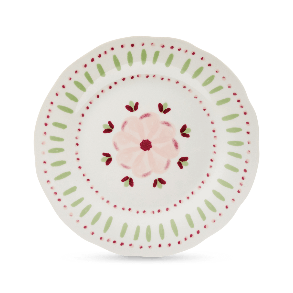 Dessertbord FLEUR DE ROSE Keramiek Multi