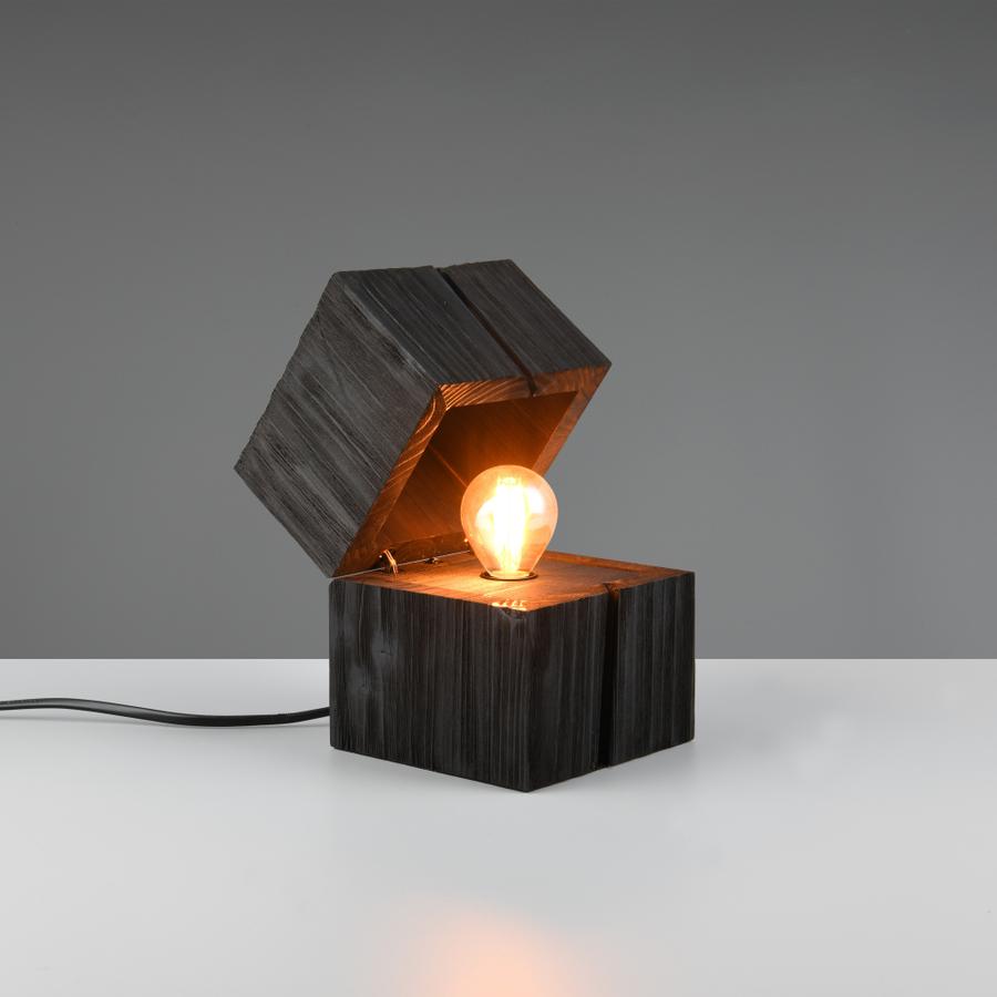 Tafellamp TREASURE Hout Zwart Tafellamp TREASURE Hout Zwart