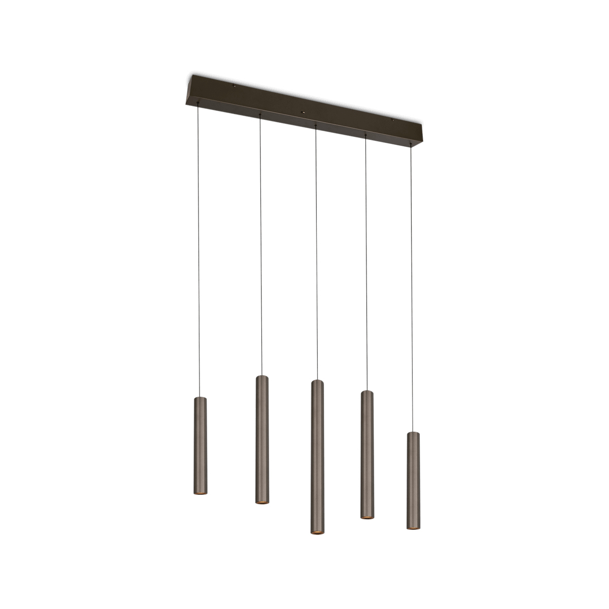 Hanglamp ARIMATO Rechthoekig 5Del. Platina