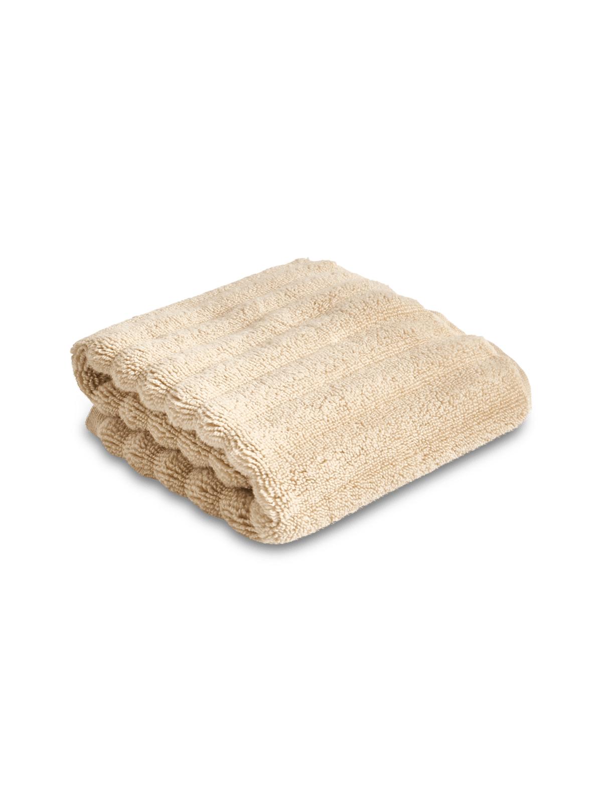 Navira toilethanddoek van 100% beige katoen 30 x 50 cm