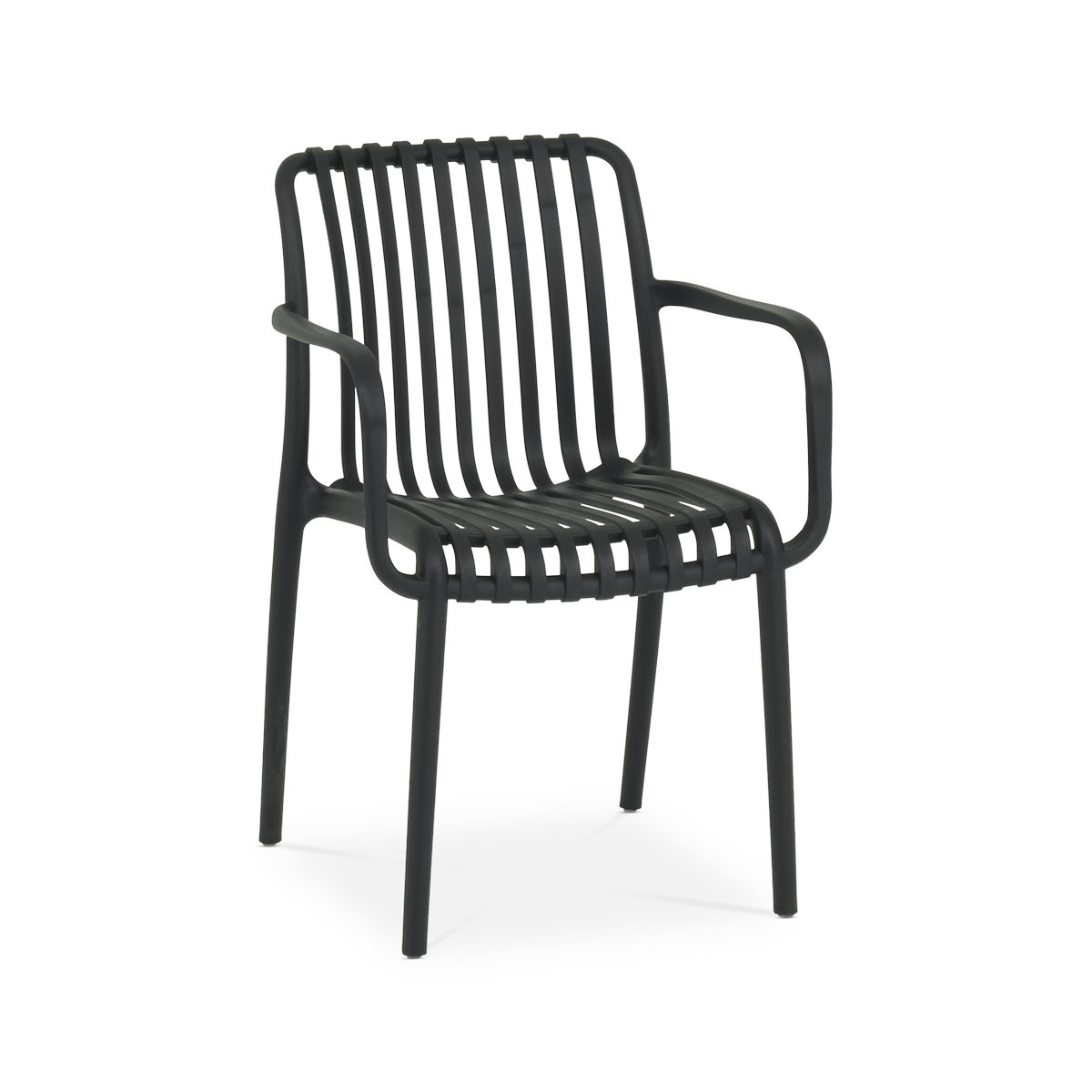 Armstoel LUIGI Zwart