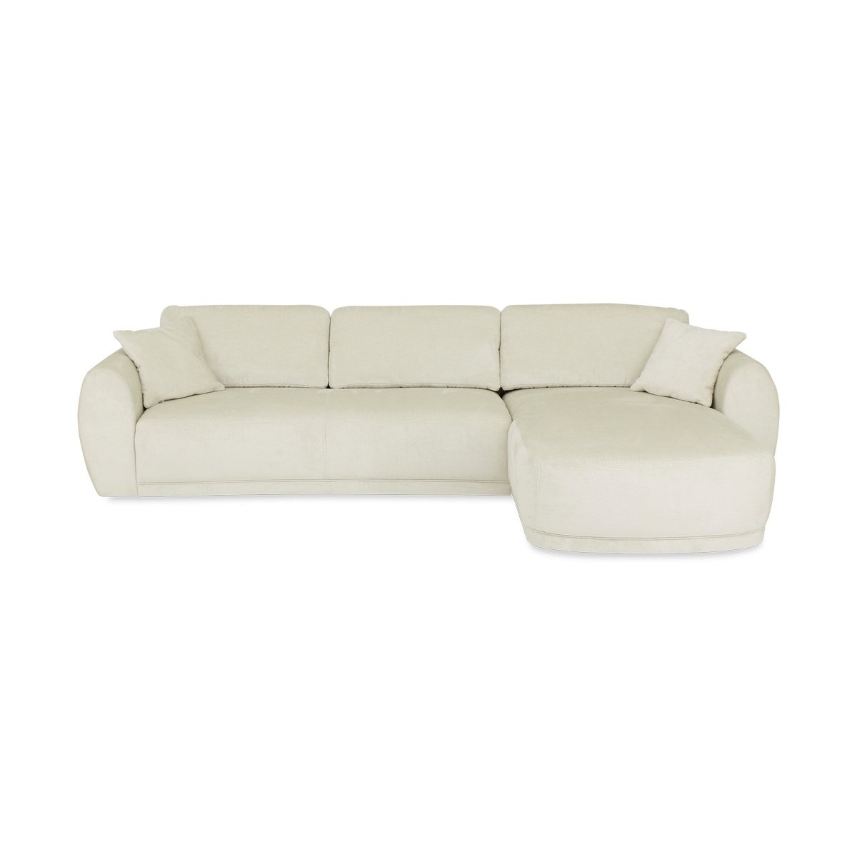 Hoeksalon CHIBA Beige Longchair Rechts B337