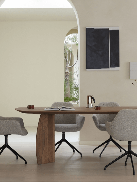 Eettafel Donato Eik Groove