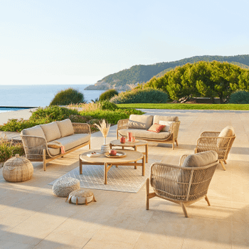 Fauteuil TRAPANI Acacia/Taupe Fauteuil TRAPANI Acacia/Taupe