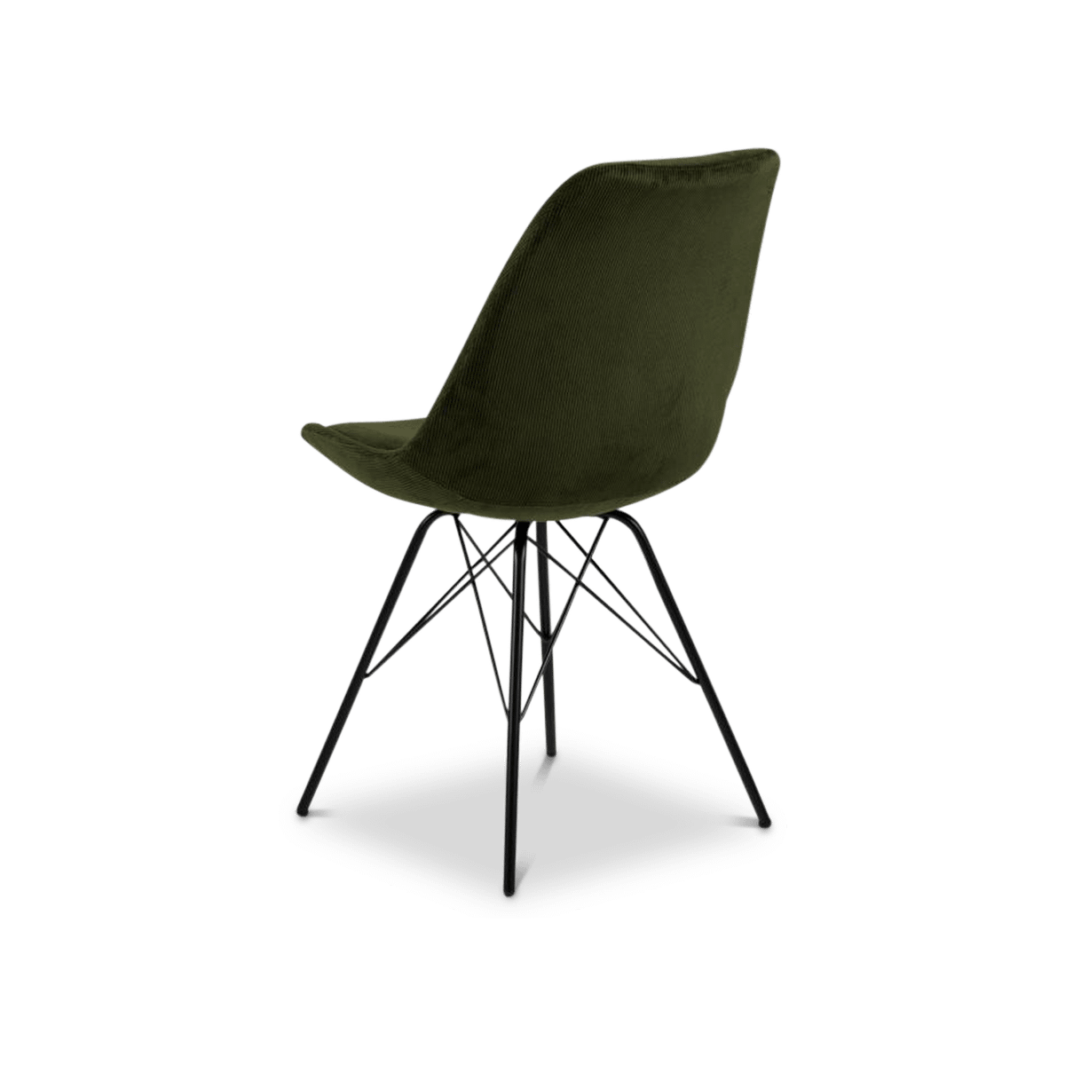 Kuipstoel KORDELIO Wind fabric olive green 180