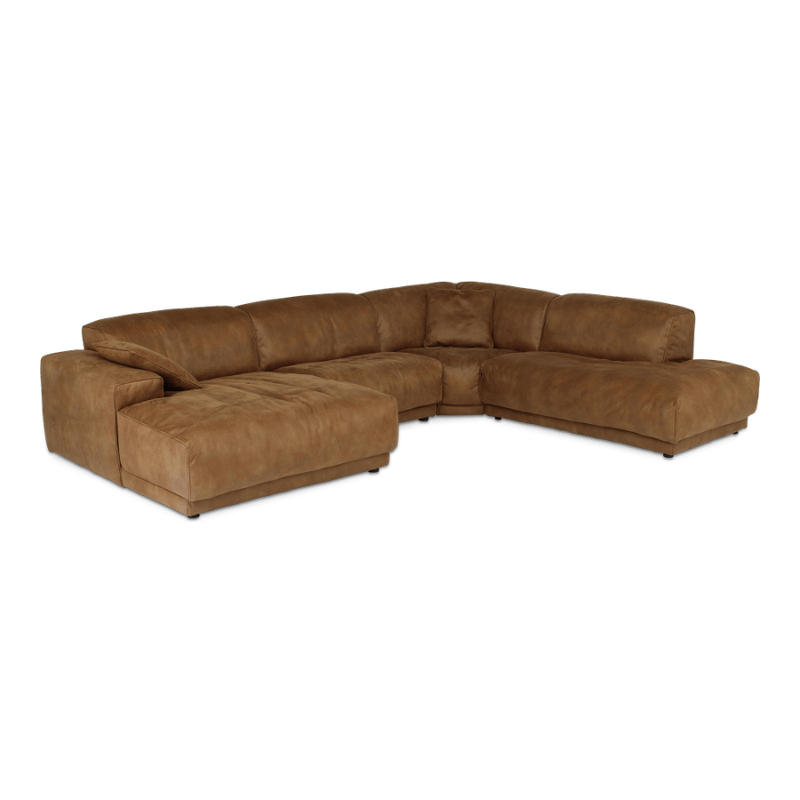 Hoeksalon GIPSY Longchair Links Cognac Hoeksalon GIPSY Longchair Links Cognac