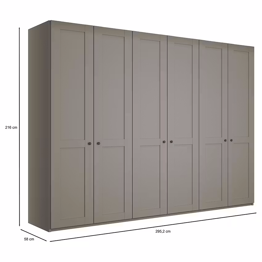 Kleerkast NAVAN B300 Kiezelgrijs Kleerkast NAVAN B300 Kiezelgrijs