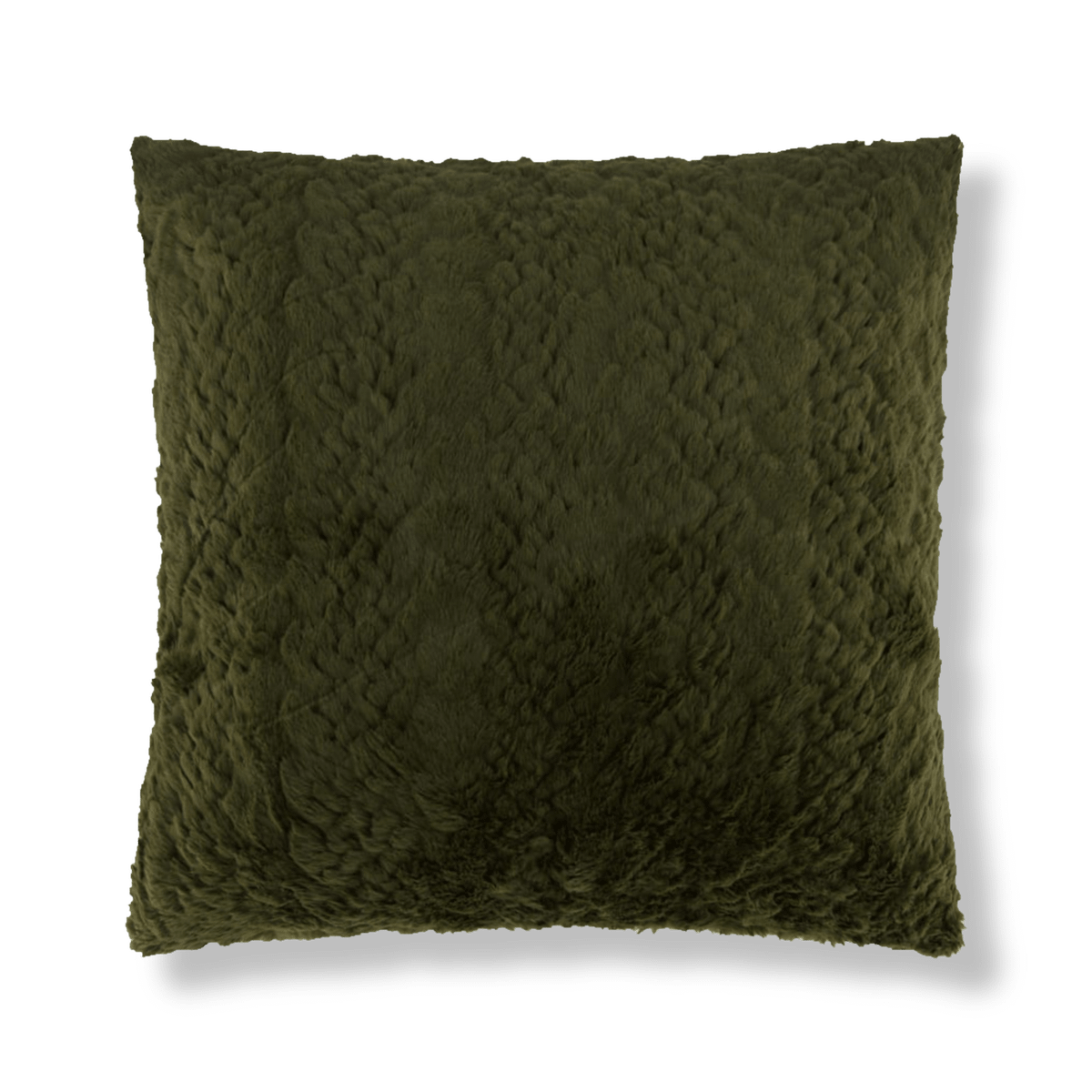 Kussen TADDL 45 Poly Faux Fur Groen