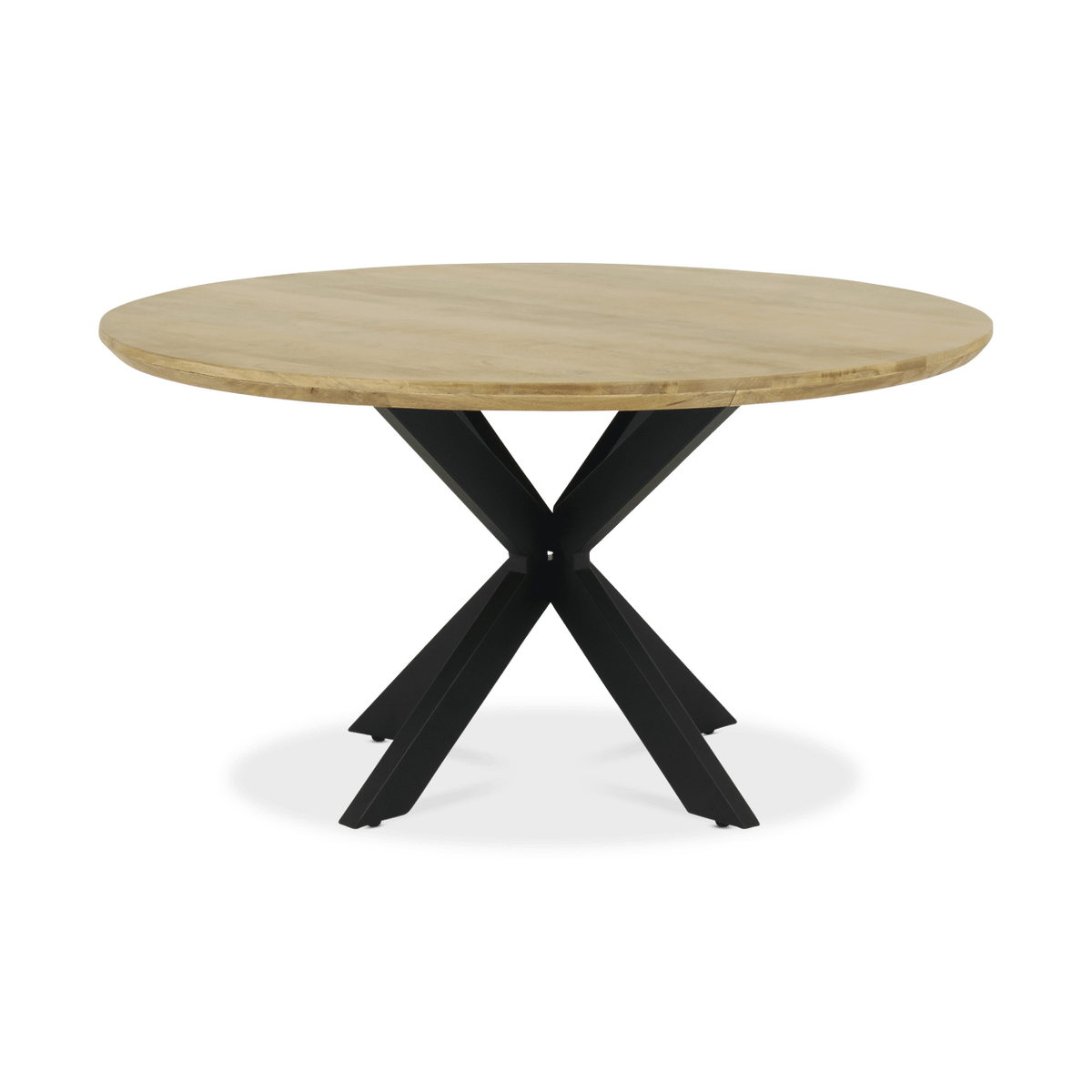 Eettafel BILLIE Ø120 Naturel Spinpoot