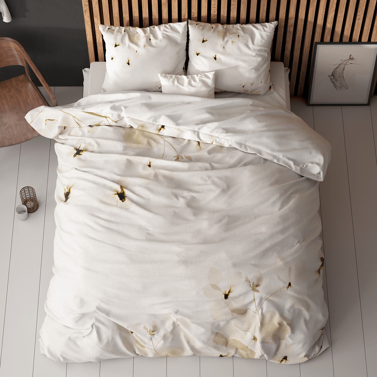 Dekbedovertrek NATURE HEAVENLY 240 Creme