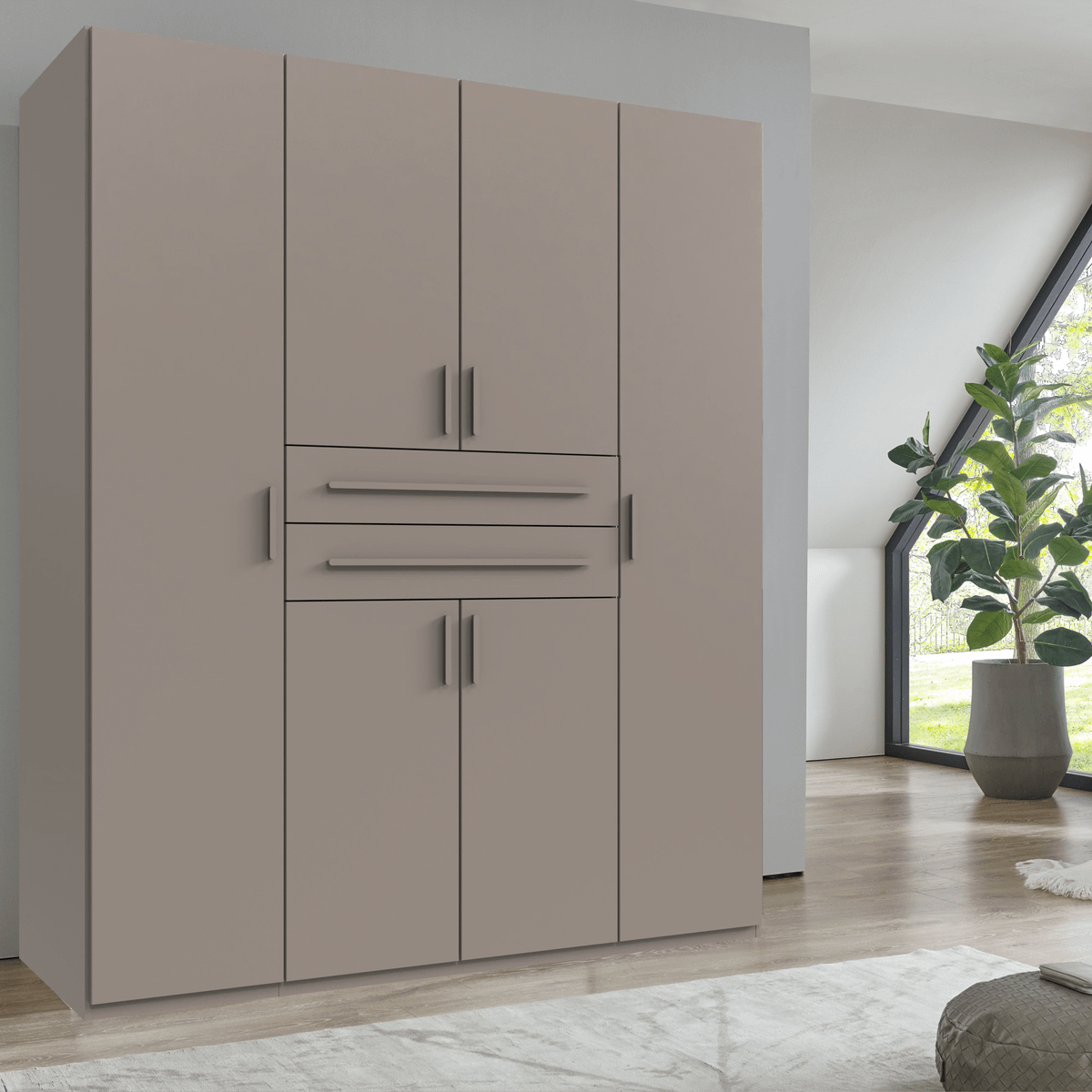 Kleerkast OCTAVIO B180 Saharagrijs