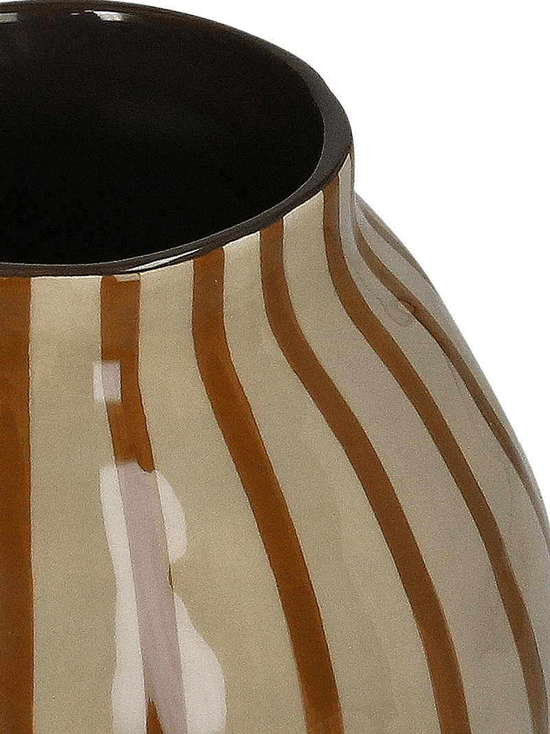 Decovaas ADANNA XL Dol. Strepen Beige/Bruin