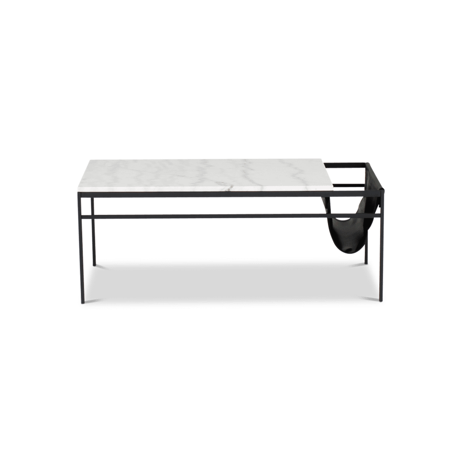 Salontafel FATAR Wit Marmer/Metal Black Salontafel FATAR Wit Marmer/Metal Black