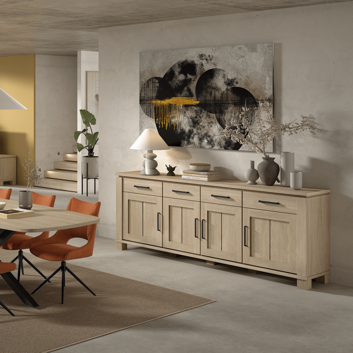 Dressoir BELMONTE Brushed Sand Oak B233