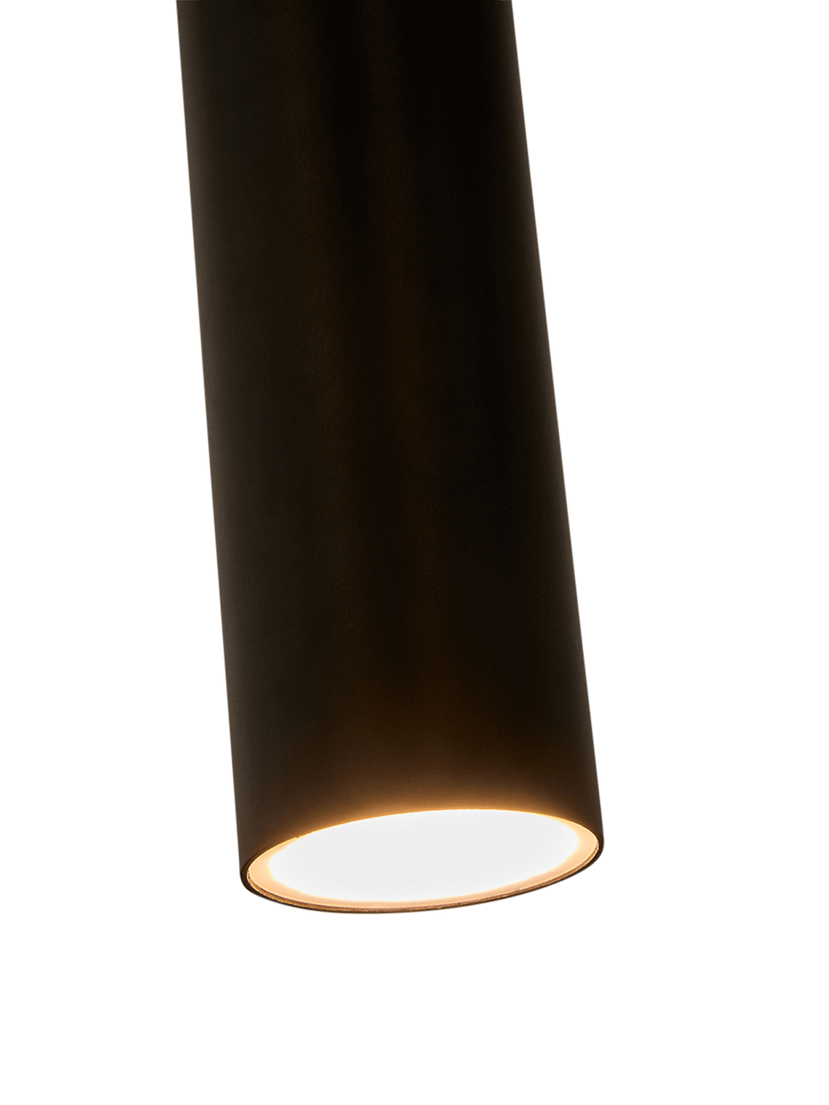 Andia plafondlamp van aluminium met zwart gelakte afwerking